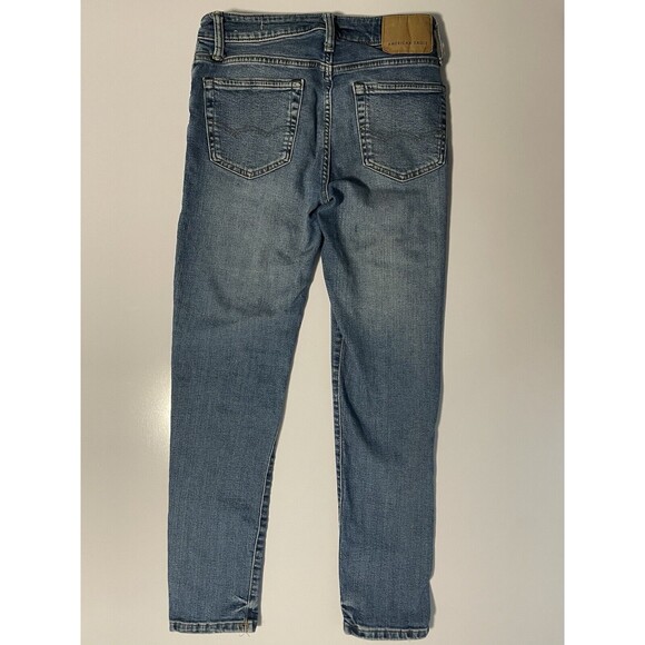 American Eagle Airflex+ Skinny Jeans 29x30 Medium Blue - Picture 5 of 13